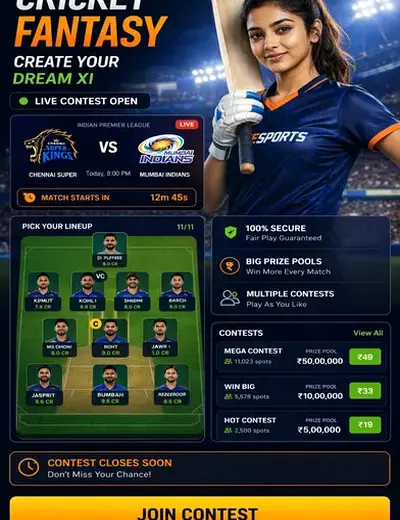 Wwwvwbet (vwbet) fantasy cricket & matchday visual 3